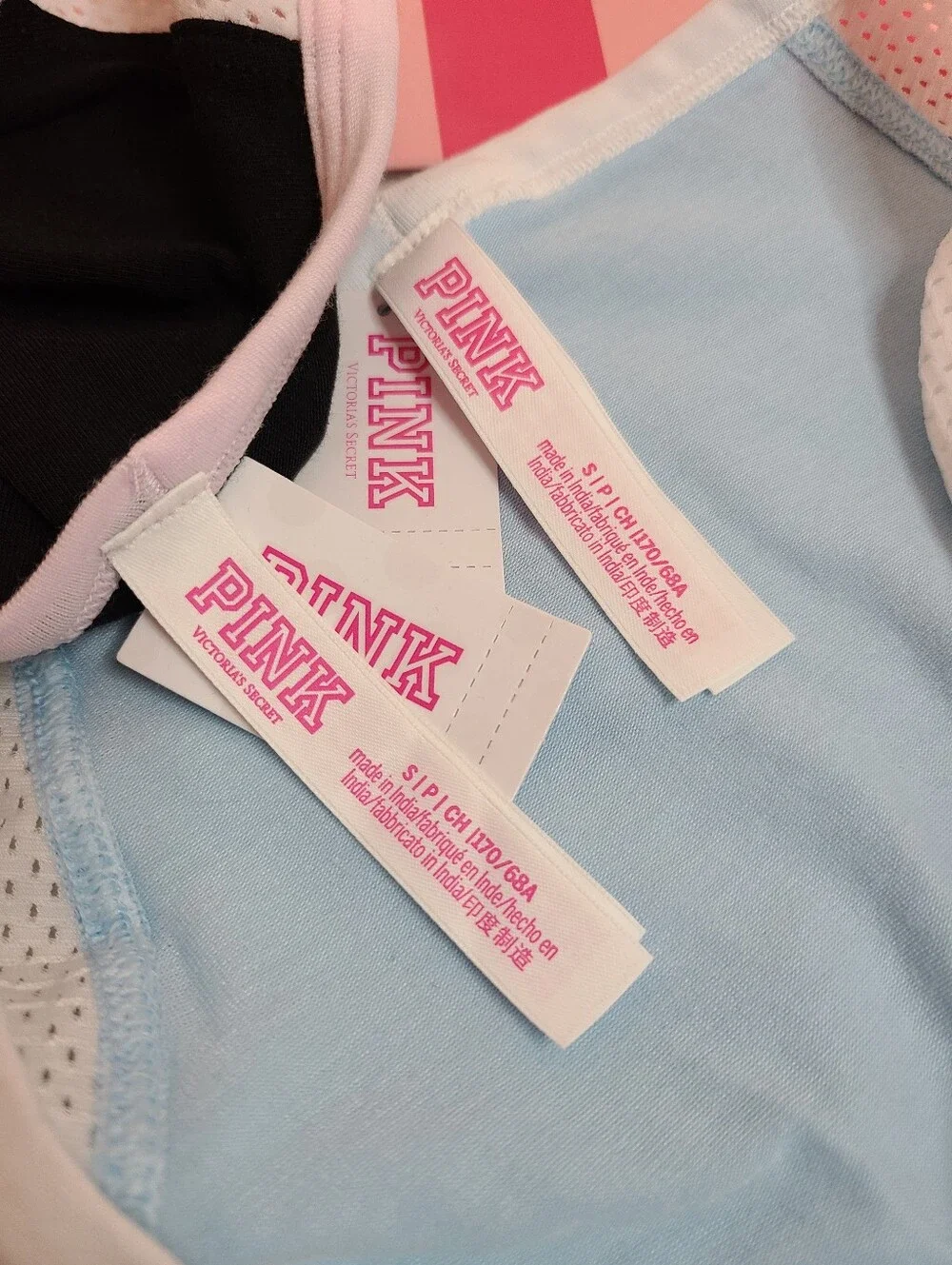 VS PINK 2pk Soft Cotton Sport Mesh Classic Cheeky Panties Size Sm